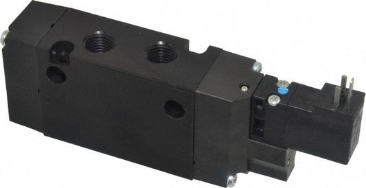 Parker B511BB553C Stacking Solenoid Valve Single Solenoid, 4-Way, 2 Position, Air Return