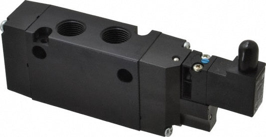Parker B512BB549C Stacking Solenoid Valve Single Solenoid, 4-Way, 2 Position, Spring Return