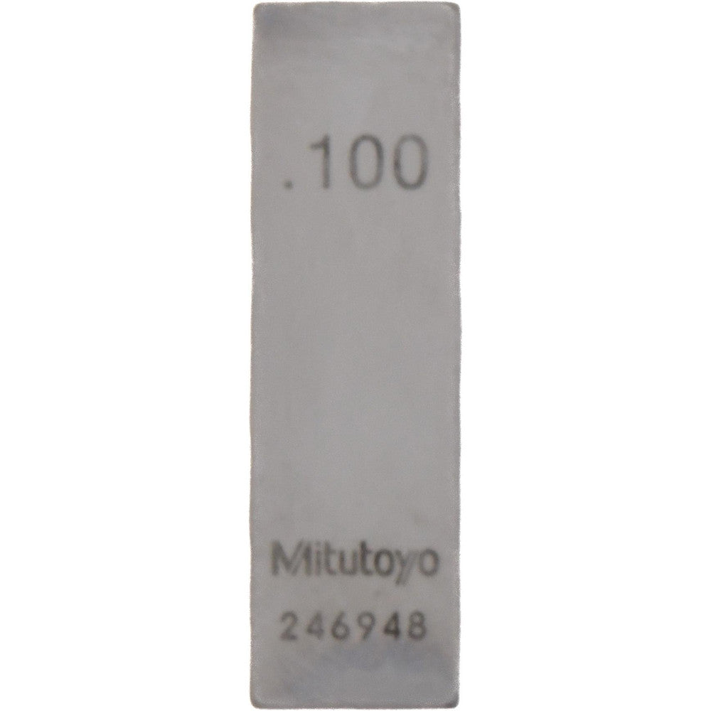 Mitutoyo 611191-531 Rectangle Steel Gage Block 0.1", Grade 0