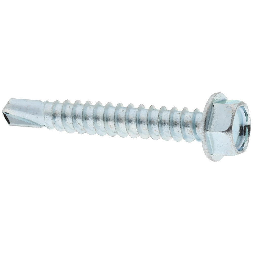 Value Collection 09692682 #12, Hex Washer Head, Hex Drive, 1-1/2" Length Under Head, #3 Point, Self Drilling Screw