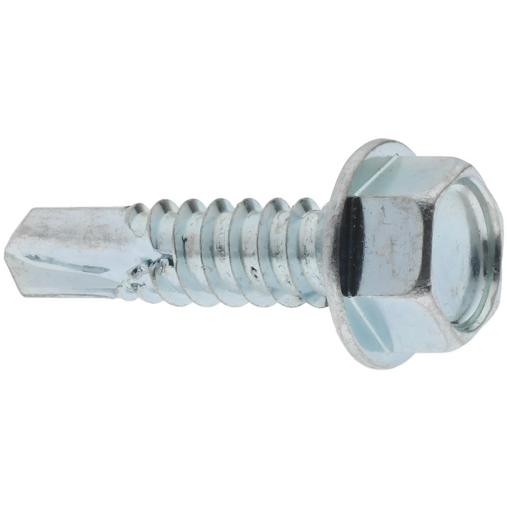 Value Collection 09692716 #14, Hex Washer Head, Hex Drive, 1" Length Under Head, #3 Point, Self Drilling Screw