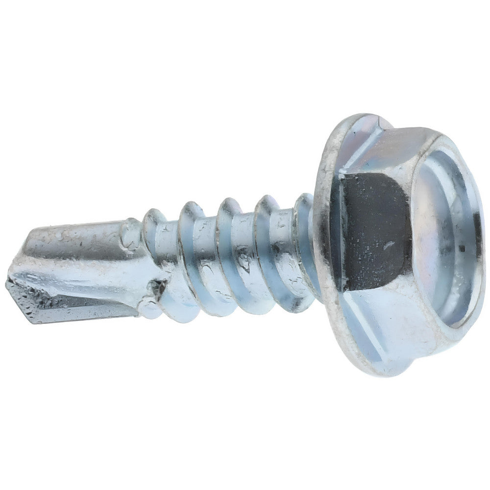 Value Collection 09692807 #10, Hex Washer Head, Hex Drive, 5/8" Length Under Head, #3 Point, Self Drilling Screw