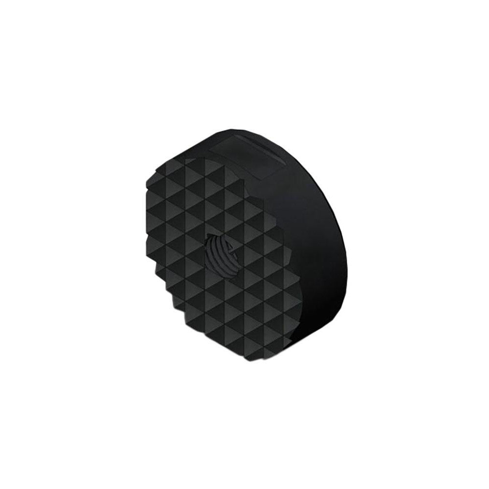 Fairlane HS-82 1/4-28 Thread, 1" Diam, 3/8" High, Threaded, Fine Tooth Grade Diamond Serration Tooth Pattern, High Speed Steel, Round Positioning Gripper