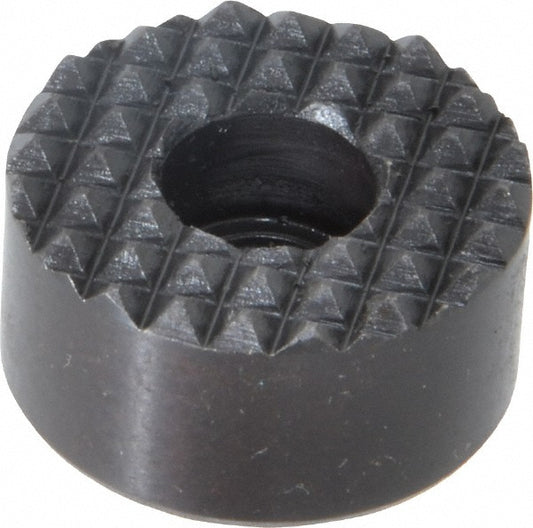 Fairlane HS-82-C 1" Diam, 1/2" High, 1/4 C Bore SHCS, Counterbored, Fine Tooth Grade Diamond Serration Tooth Pattern, High Speed Steel, Round Positioning Gripper