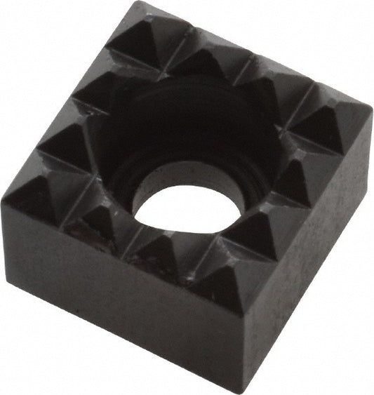 Fairlane HS-92-C 1/2" Square, 3/8" High, #10 C Bore SHCS Size, Fine Tooth Grade, Diamond Serration, High Speed Steel, Square Positioning Gripper