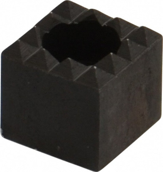 Fairlane HS-95-C 1/2" Square, 1/2" High, #10 C Bore SHCS Size, Fine Tooth Grade, Diamond Serration, High Speed Steel, Square Positioning Gripper