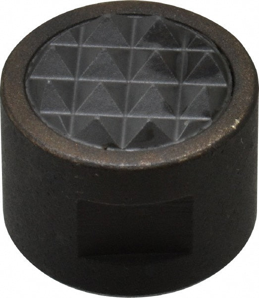 Fairlane CT-855 1/4-28 Thread, 5/8" Diam, 1/2" High, Threaded, Fine Tooth Grade Diamond Serration Tooth Pattern, Carbide Tipped, Round Positioning Gripper