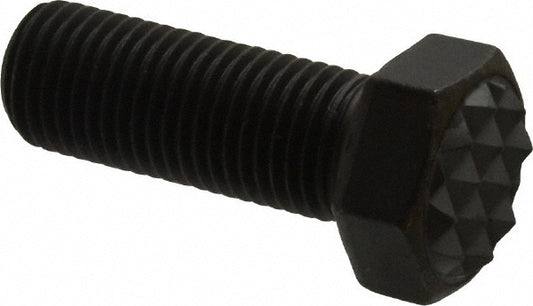 Fairlane CTH-0231 Serrated Tooth, 3/8-24, 1" Shank Length, 1" Thread Length, Black Oxide Finish, Hex Head, Adjustable Positioning Gripper
