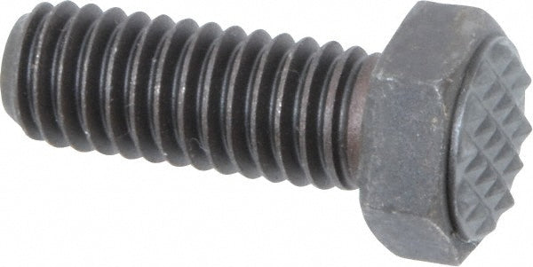 Fairlane CTH-0375-EF Serrated Tooth, 3/8-16, 1" Shank Length, 1" Thread Length, Black Oxide Finish, Hex Head, Adjustable Positioning Gripper
