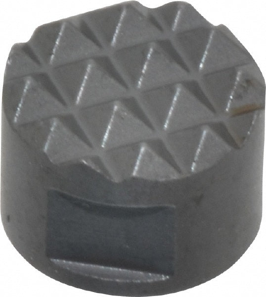 Fairlane FSC-841 10-32 Thread, 1/2" Diam, 3/8" High, Threaded, Fine Tooth Grade Diamond Serration Tooth Pattern, Solid Carbide, Round Positioning Gripper