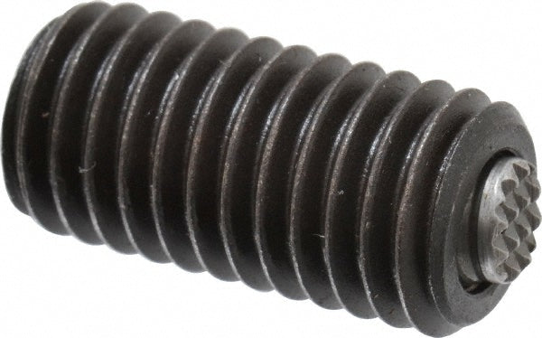 Fairlane TBU-0510-S 1/2-13, 1" Thread Length, 9/32" Ball Diam, Serrated Ball Pad Surface, Alloy Steel, Black Oxide, Threaded, Swivel Action Gripper Assemblies
