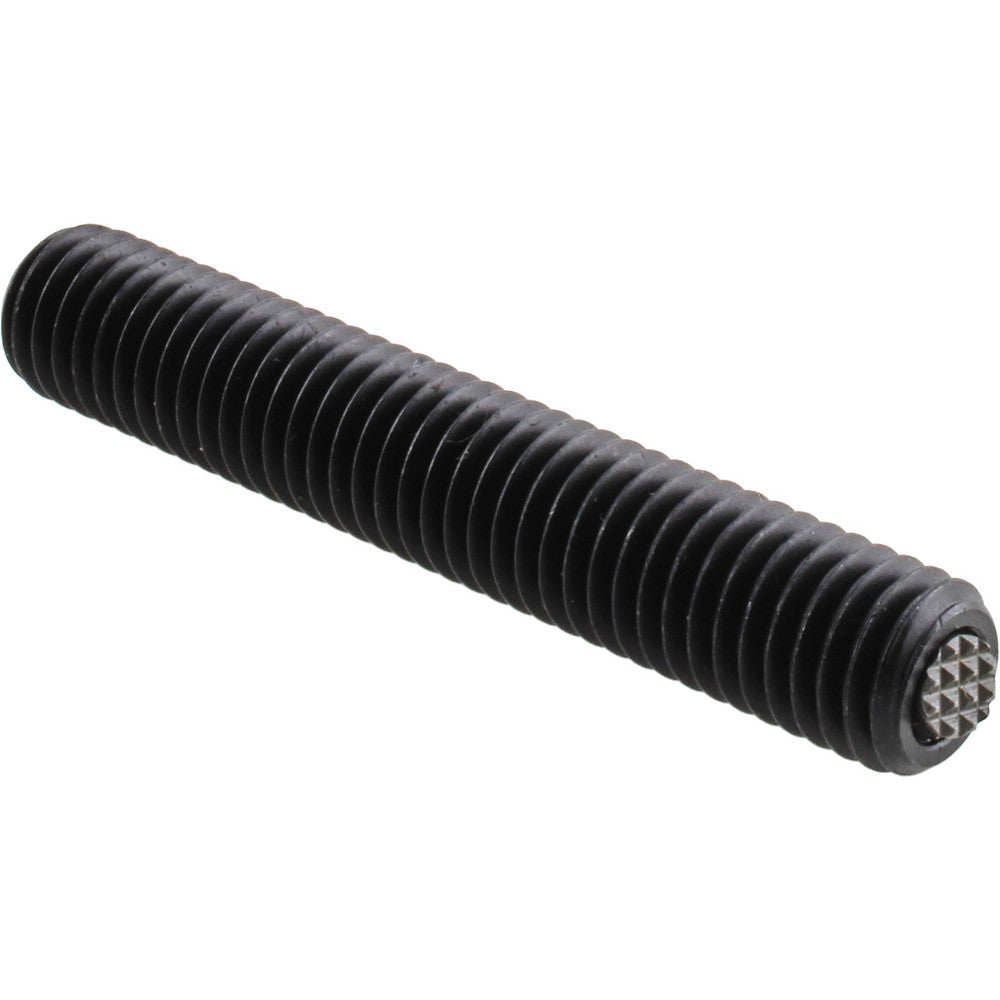 Fairlane TBU-0510X3-S 1/2-13, 3" Thread Length, 9/32" Ball Diam, Serrated Ball Pad Surface, Alloy Steel, Black Oxide, Threaded, Swivel Action Gripper Assemblies
