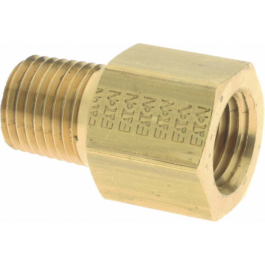 Eaton 3200X4 Industrial Pipe Adapter 1/4" Female Thread, 1/4" Male Thread, MNPTF x FNPTF