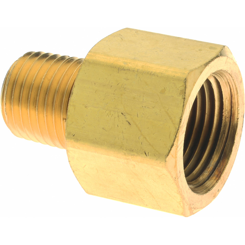Eaton 3200X6X4 Industrial Pipe Adapter 3/8" Female Thread, 1/4" Male Thread, MNPTF x FNPTF