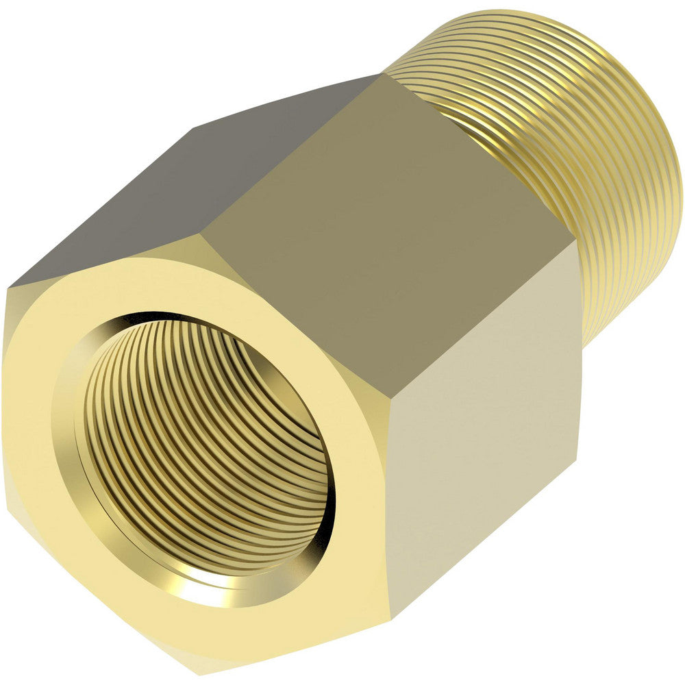 Eaton 3200X6 Industrial Pipe Adapter 3/8" Female Thread, 3/8" Male Thread, MNPTF x FNPTF
