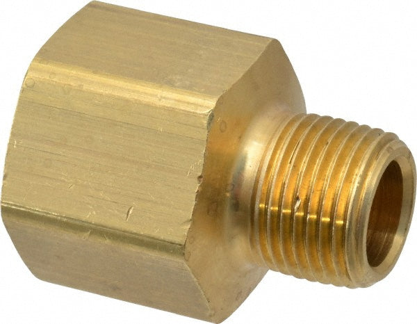 Eaton 3200X8X6 Industrial Pipe Adapter 1/2" Female Thread, 3/8" Male Thread, MNPTF x FNPTF