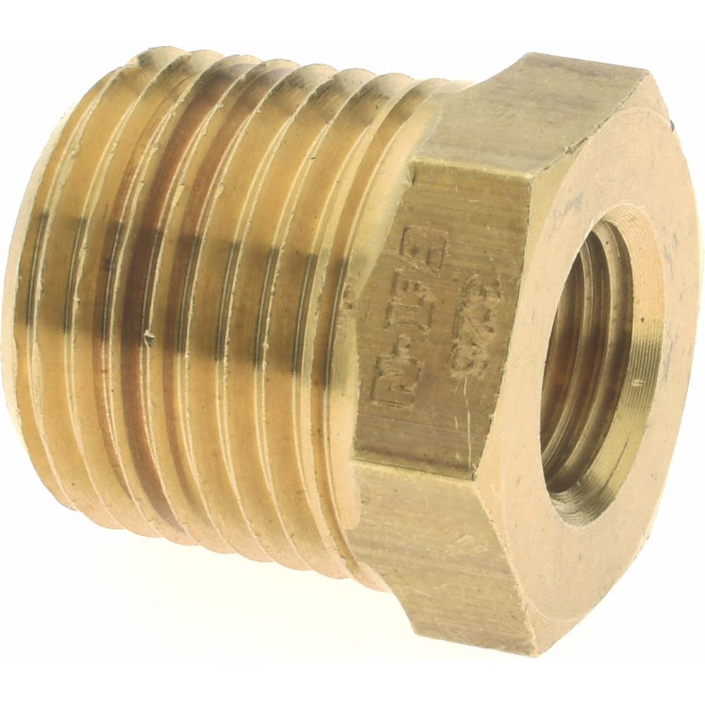 Eaton 3220X6X2 Industrial Pipe Bushing 1/8" Female Thread, 3/8" Male Thread, MNPTF x FNPTF