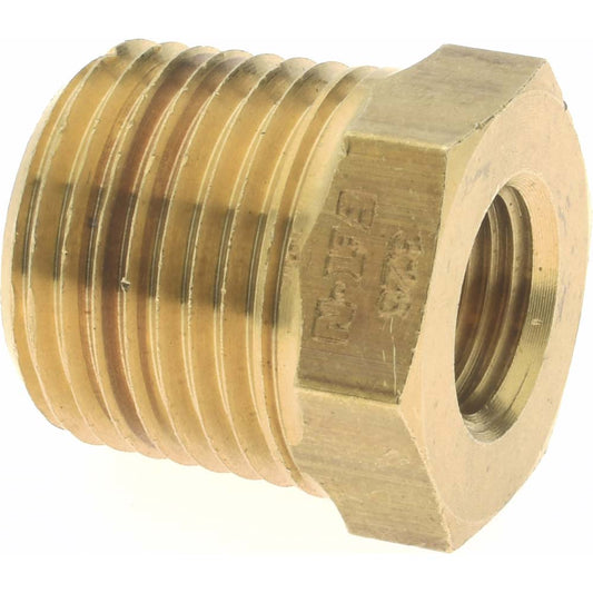 Eaton 3220X6X2 Industrial Pipe Bushing 1/8" Female Thread, 3/8" Male Thread, MNPTF x FNPTF