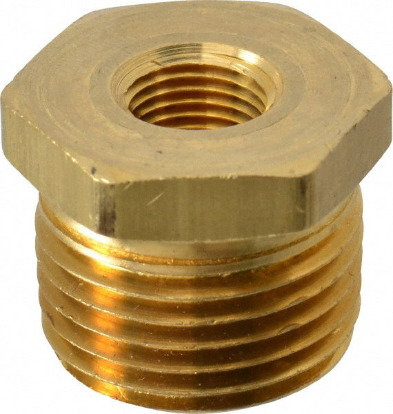 Eaton 3220X8X2 Industrial Pipe Bushing 1/8" Female Thread, 1/2" Male Thread, MNPTF x FNPTF