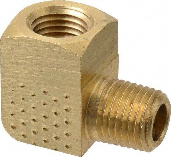 Eaton 3400X4 Industrial Pipe 90 &deg Street Elbow 1/4" Female Thread, 1/4" Male Thread, MNPTF x FNPTF
