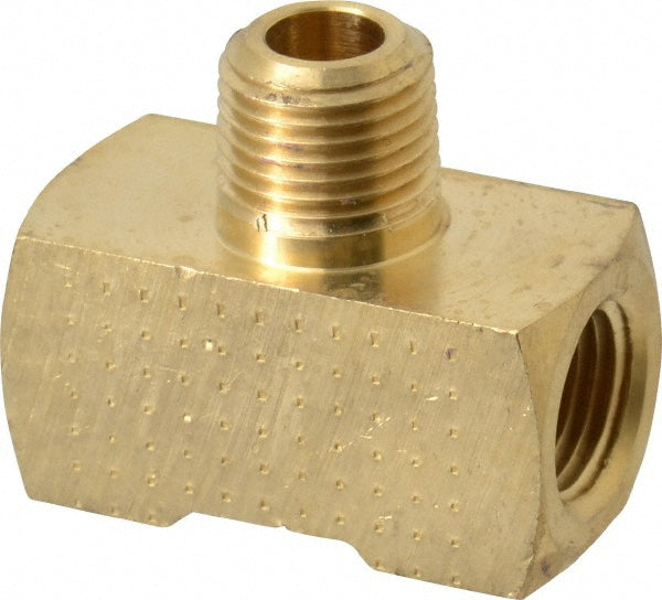 Eaton 3600X2 Industrial Pipe Male Branch Tee 1/8" Female Thread, 1/8" Male Thread, MNPTF x FNPTF
