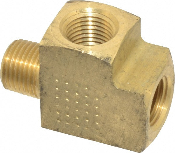 Eaton 3750X2 Industrial Pipe Street Tee 1/8" Female Thread, 1/8" Male Thread, MNPTF x FNPTF