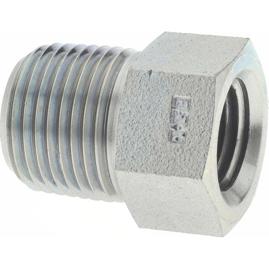 Eaton 2081-6-4S Industrial Pipe Bushing 1/4" Female Thread, 3/8" Male Thread, MNPT x FNPT