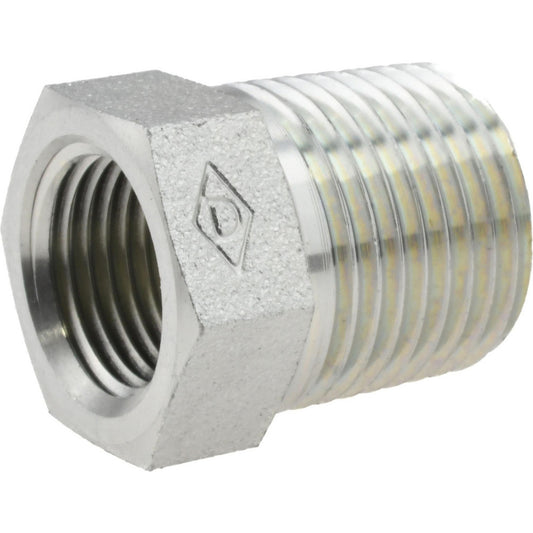 Eaton 2081-8-6S Industrial Pipe Bushing 3/8" Female Thread, 1/2" Male Thread, MNPT x FNPT