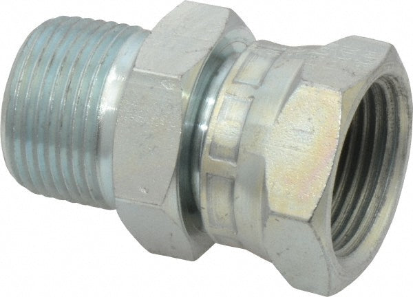 Eaton 2045-12-12S Industrial Pipe Adapter 3/4-14 Female Thread, 3/4-14 Male Thread, MNPT x FNPSM