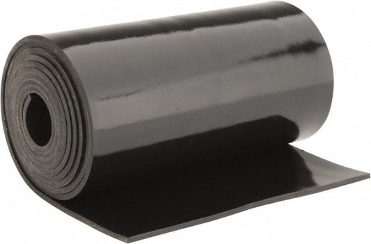 USA Industrials BULK-RS-HUS50-309 Rubber Roll Buna-N, 1/8" Thick, 6" Wide, 5' Long, Black