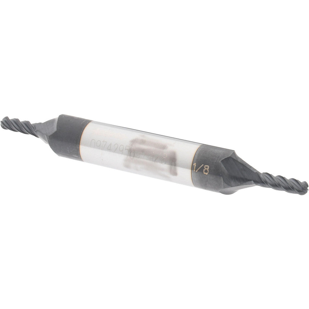 Accupro 09742958 Ball End Mill 0.125" Dia, 0.375" LOC, 4 Flute, Solid Carbide