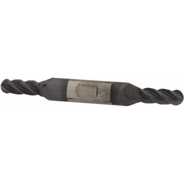 Accupro 09742990 Ball End Mill 0.25" Dia, 0.625" LOC, 4 Flute, Solid Carbide