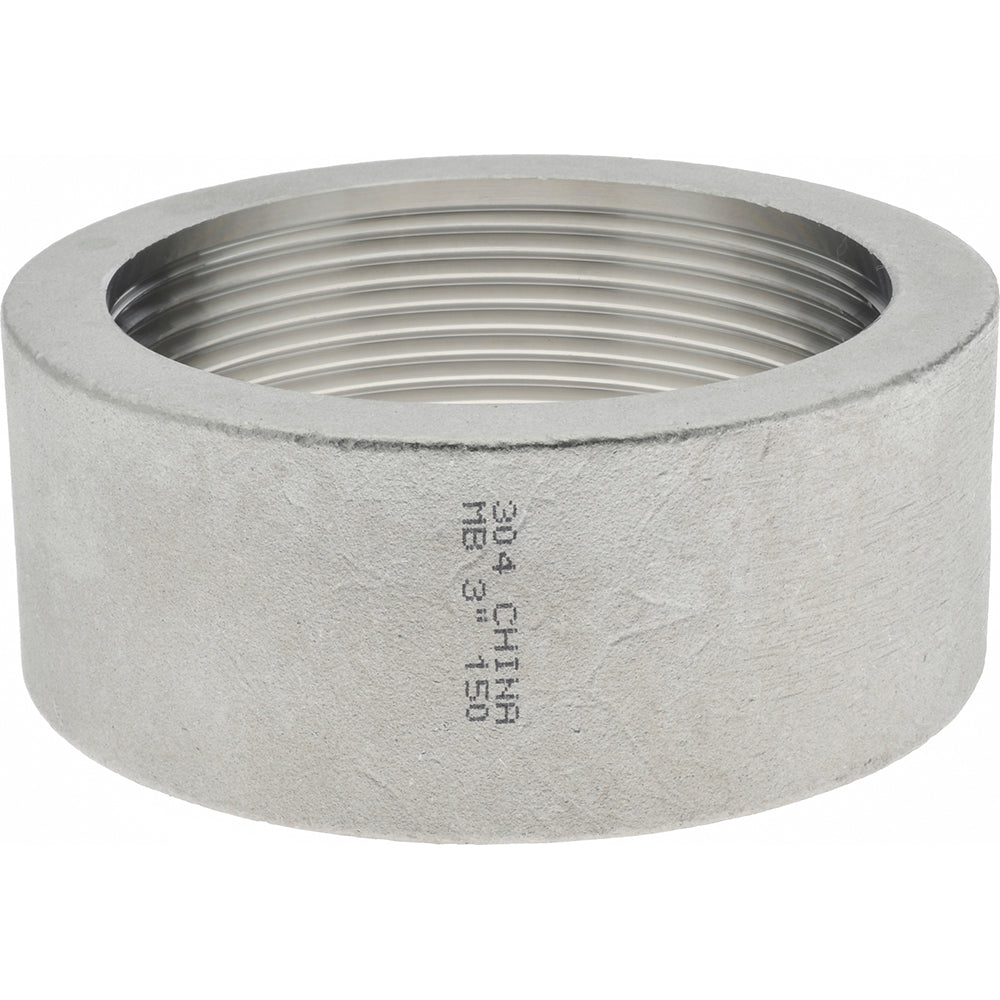 Merit Brass K411H-48 Pipe Half Coupling 3", 304 Stainless Steel