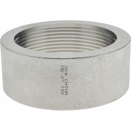 Merit Brass K411H-48 Pipe Half Coupling 3", 304 Stainless Steel
