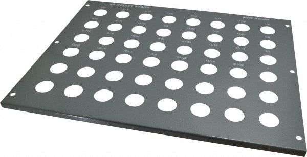 Value Collection 239-9848 48 Collet, R8 Steel Collet Rack and Tray