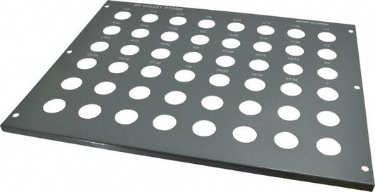 Value Collection 239-9848 48 Collet, R8 Steel Collet Rack and Tray
