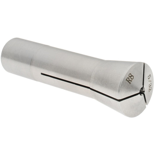 Value Collection 231-4710 R8 Collet 5/32", 0.0007" TIR, Round, 7/16-20 Drawbar Thread