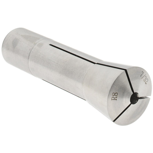 Value Collection 231-4714 R8 Collet 7/32", 0.0007" TIR, Round, 7/16-20 Drawbar Thread