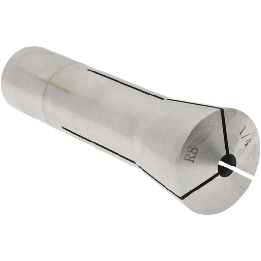 Value Collection 231-4716 R8 Collet 1/4", 0.0007" TIR, Round, 7/16-20 Drawbar Thread