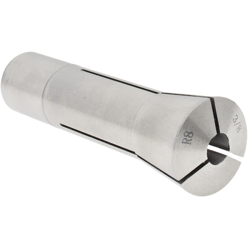 Value Collection 231-4724 R8 Collet 3/8", 0.0007" TIR, Round, 7/16-20 Drawbar Thread