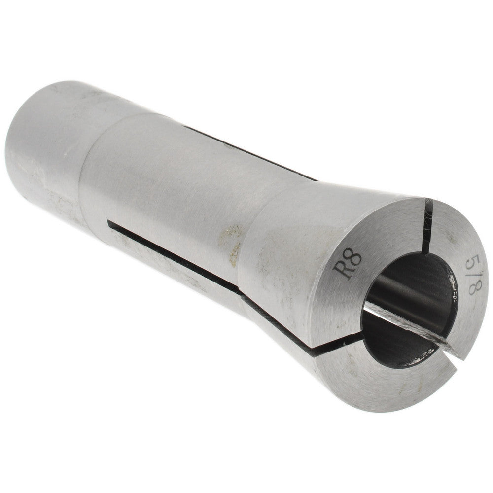 Value Collection 231-4740 R8 Collet 5/8", 0.0007" TIR, Round, 7/16-20 Drawbar Thread
