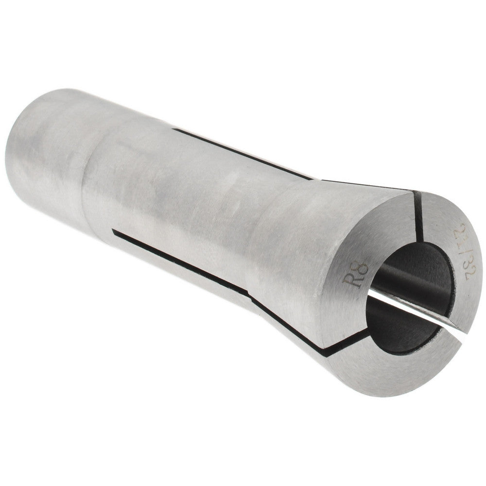 Value Collection 231-4742 R8 Collet 21/32", 0.0007" TIR, Round, 7/16-20 Drawbar Thread