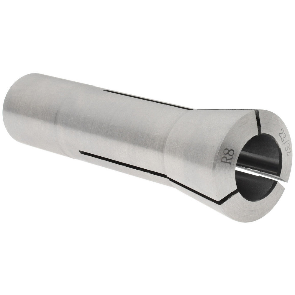 Value Collection 231-4746 R8 Collet 23/32", 0.0007" TIR, Round, 7/16-20 Drawbar Thread