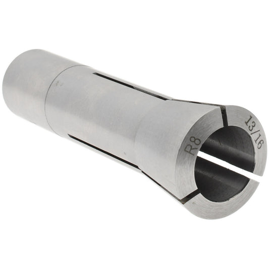 Value Collection 231-4752 R8 Collet 13/16", 0.0007" TIR, Round, 7/16-20 Drawbar Thread