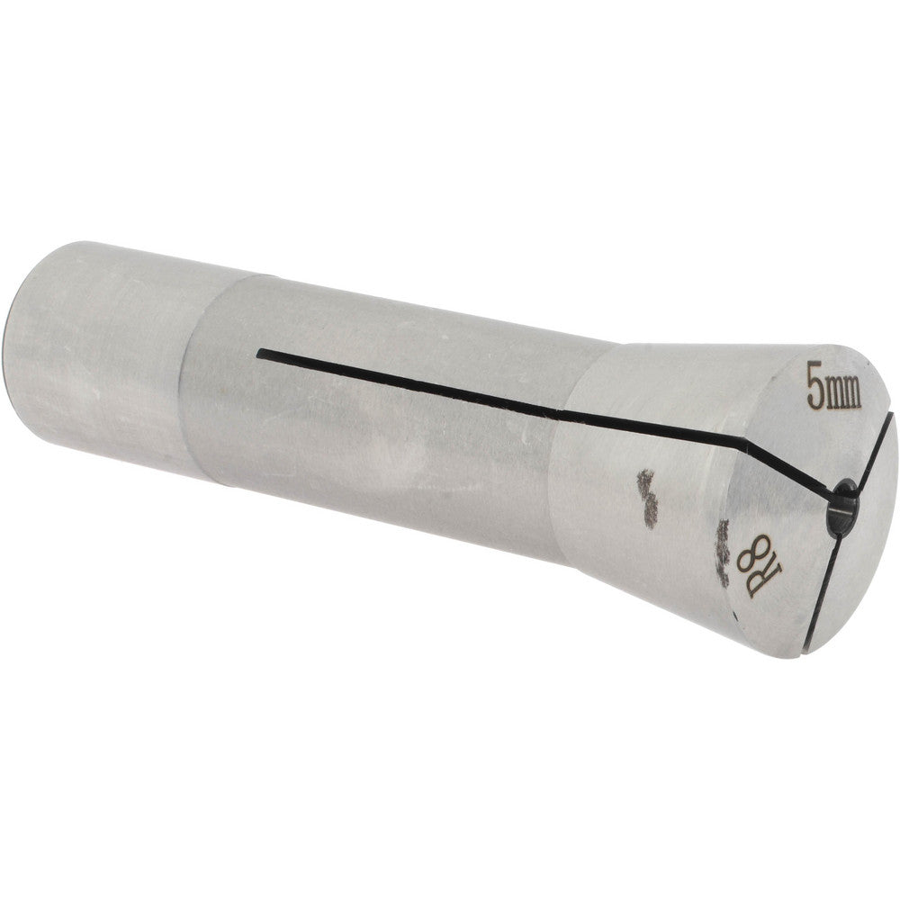 Value Collection 231-4805 R8 Collet 5.00 mm, 0.0007" TIR, Round, 7/16-20 Drawbar Thread