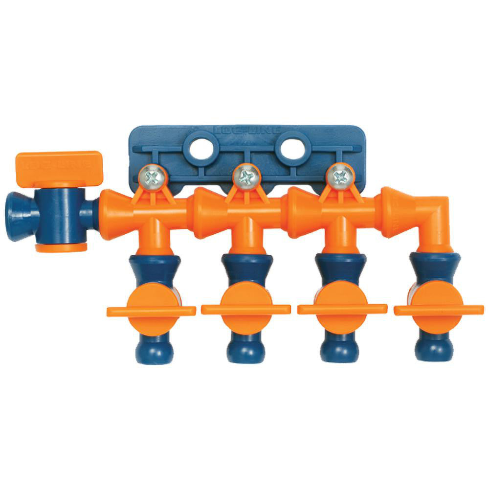 Loc-Line 21198 1/4" Hose Inside Dia, Coolant Hose Manifold