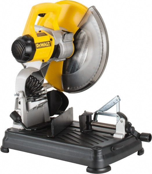 DeWALT DW872 Miter Electric Chop & Cut-Off Saw 14" Blade Dia, 1" Arbor Hole, 4 hp, 1,300 RPM