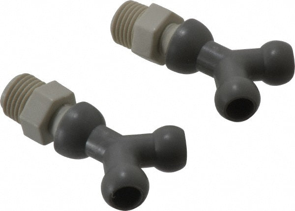 Cedarberg 8525-102A 1/4" Hose Inside Diam, NPT Thread, Coolant Hose Y-Fitting