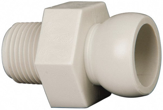 Cedarberg 8450-17 4 Piece, 1/2" Hose ID, Male to Male Coolant Hose Pipe Thread Connector