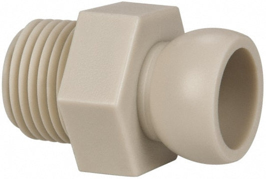 Cedarberg 8450-18 4 Piece, 1/2" Hose ID, Male to Male Coolant Hose Pipe Thread Connector